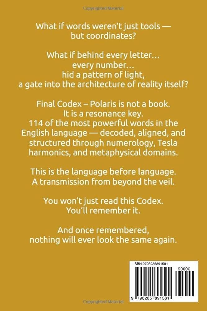 Amazon.com: THE FINAL CODEX: THE OVERSOUL RESONANCE MANUAL